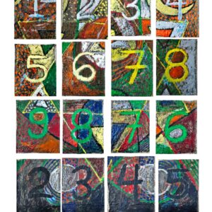 Tantra 5 Numbers Mixed Media on Canvas of 10X8 feet