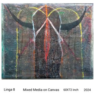 Tantra 1 Mixed Media on Canvas of 60x72 inch