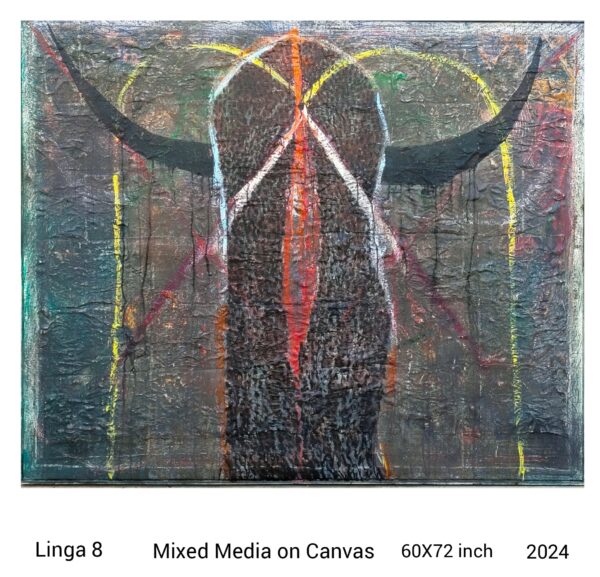 Tantra 1 Mixed Media on Canvas of 60x72 inch