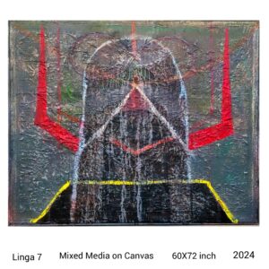 Tantra 2 Mixed Media on Canvas of 60X72 inch