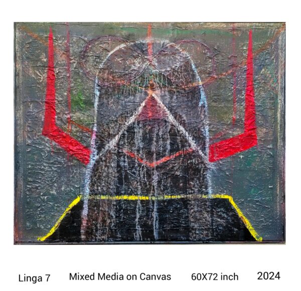 Tantra 2 Mixed Media on Canvas of 60X72 inch