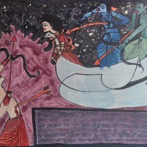 Ramayana 26 Meghnath ki Maya 45X60 cm Acrylic on Canvas